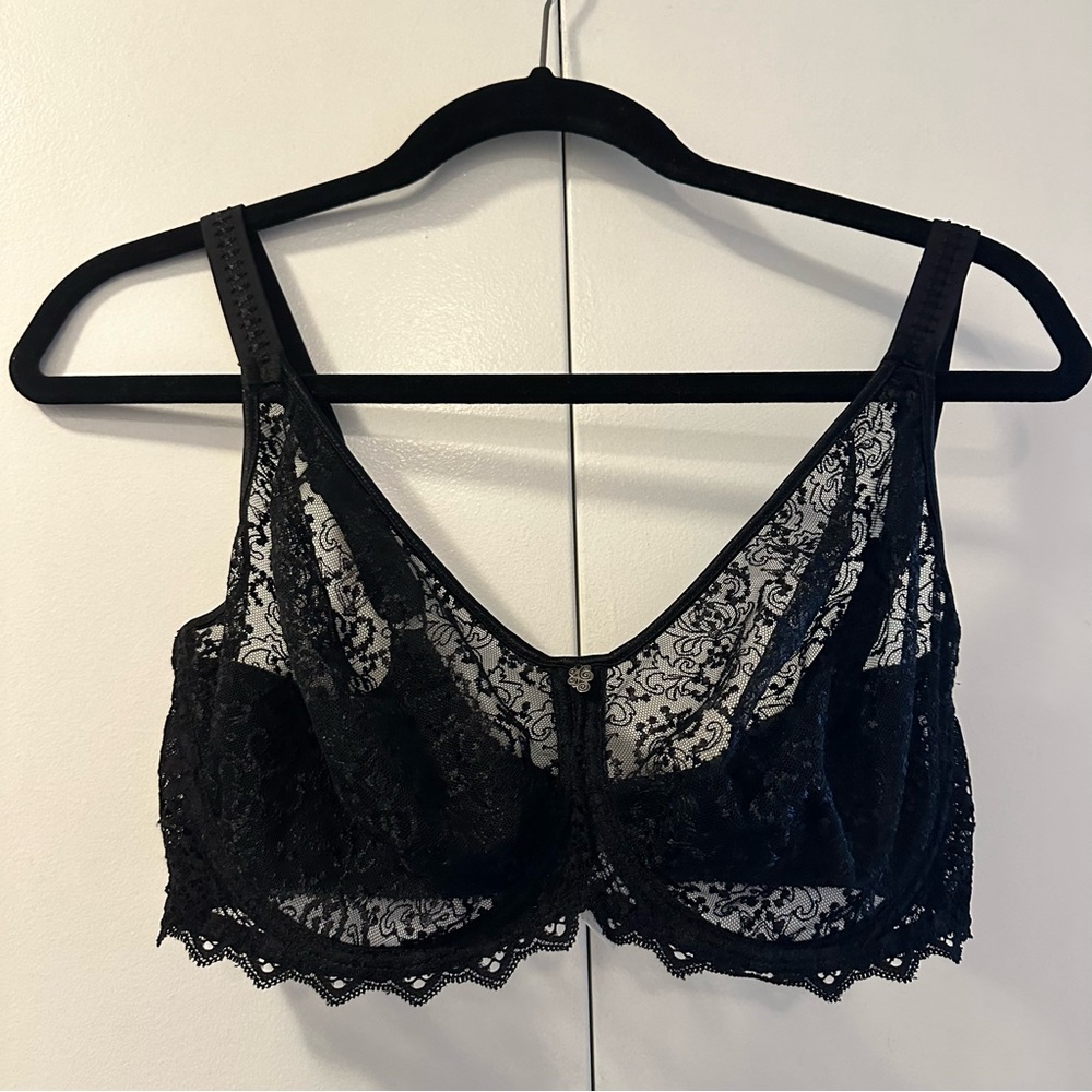 Empreinte Black Lace Bra